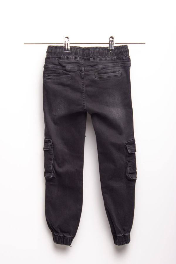 Джогери джинсові на хлопчика колір темно-сірий ЦБ-00148365 SKT000509310 фото
