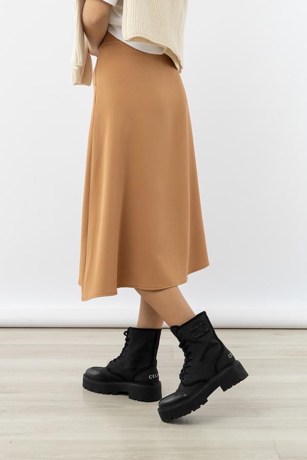 Женская юбка 42 цвет бронзовый ЦБ-00235462 SKT000946098 фото
