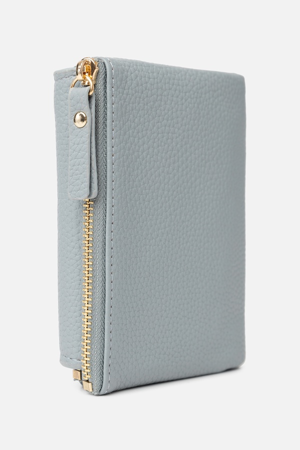 Жіночий гаманець колір сіро-блакитний ЦБ-00244405 SKT000978757 фото
