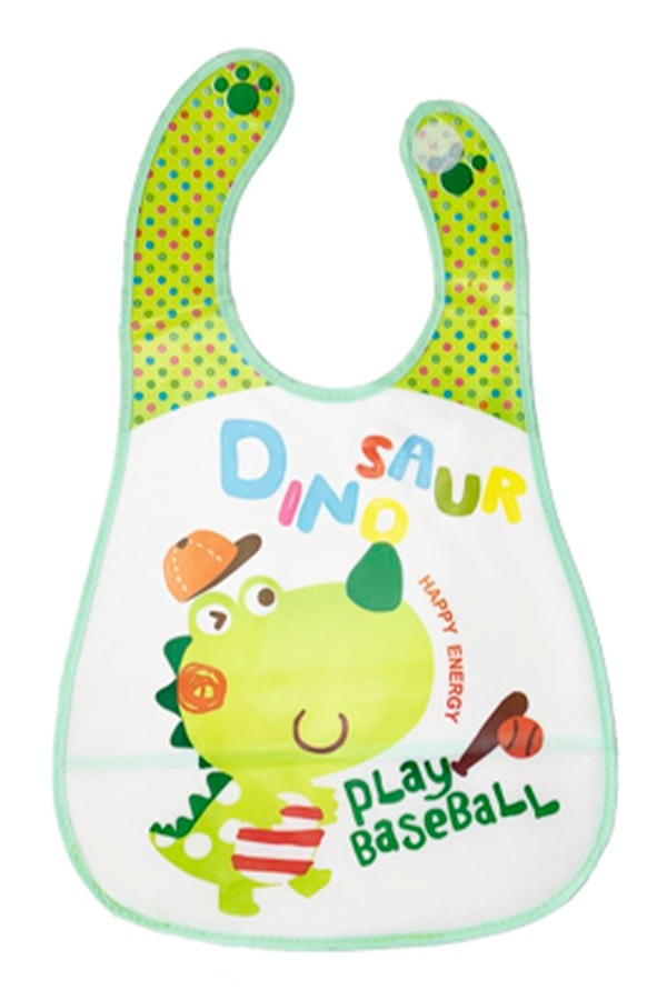Детский слюнявчик-нагрудник клеенчатый с прозрачным карманом цвет разноцветный ЦБ-00250850 SKT000994429 фото