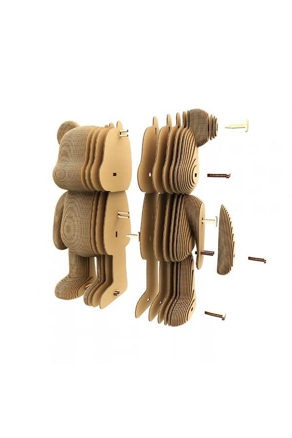 Картонный конструктор Cartonic 3D Puzzle ARTY BEAR Cartonic CARTARTBEAR ЦБ-00289955 фото