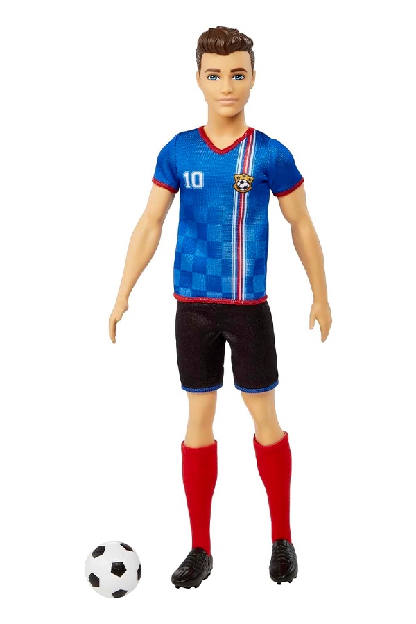 Кукла Кен "Футболист" серии "Я могу быть" Barbie цвет разноцветный ЦБ-00247174 SKT000986316 фото
