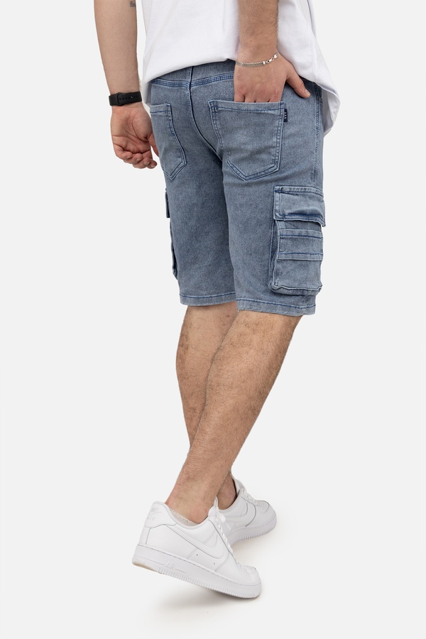 Мужские джинсовые шорты 42 цвет голубой ЦБ-00250589 SKT000993652 фото