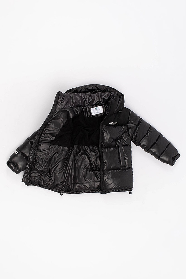 Куртка коротка на хлопчика 122 колір чорний ЦБ-00179718 SKT000597592 фото
