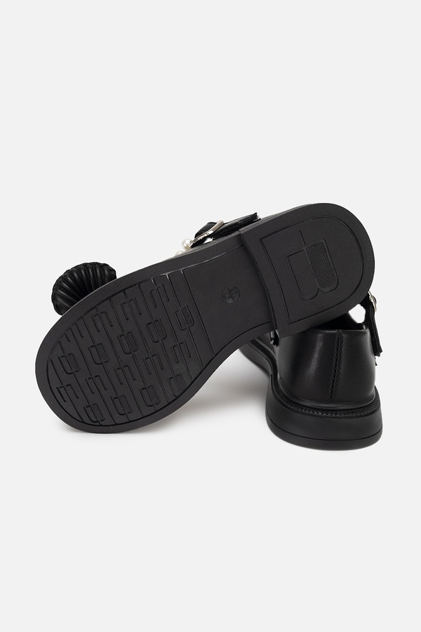 Туфли на плоской подошве для девочки 30 цвет черный ЦБ-00251090 SKT000995508 фото