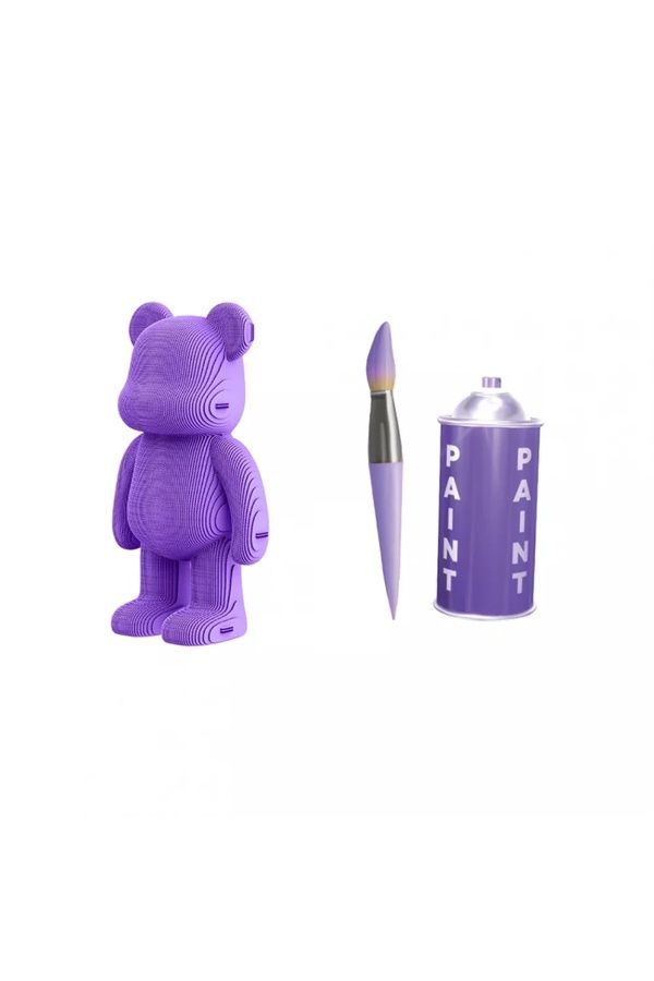 Картонный конструктор Cartonic 3D Puzzle ARTY BEAR Cartonic CARTARTBEAR ЦБ-00289955 фото
