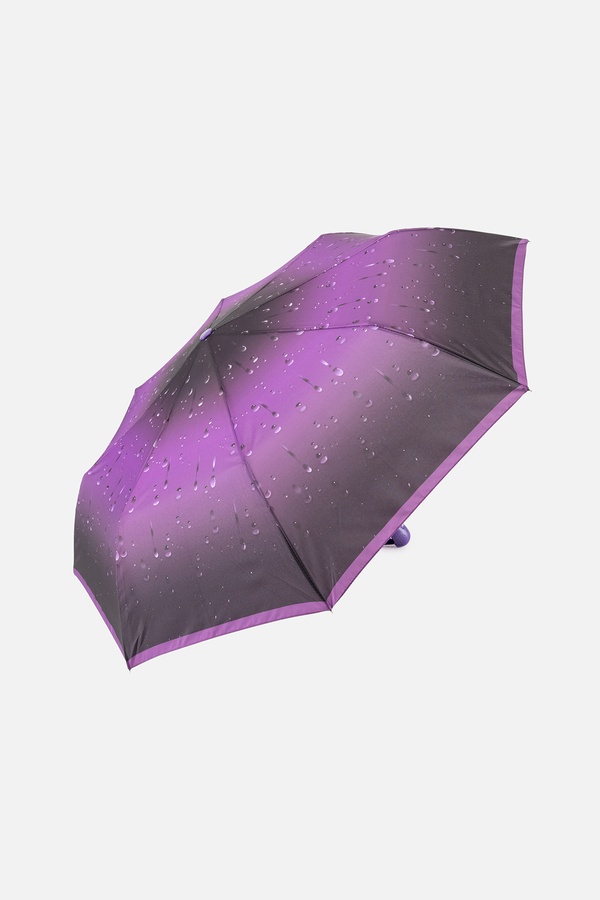 Жіноча напівавтоматична парасолька колір фіолетовий ЦБ-00248850 SKT000990241 фото