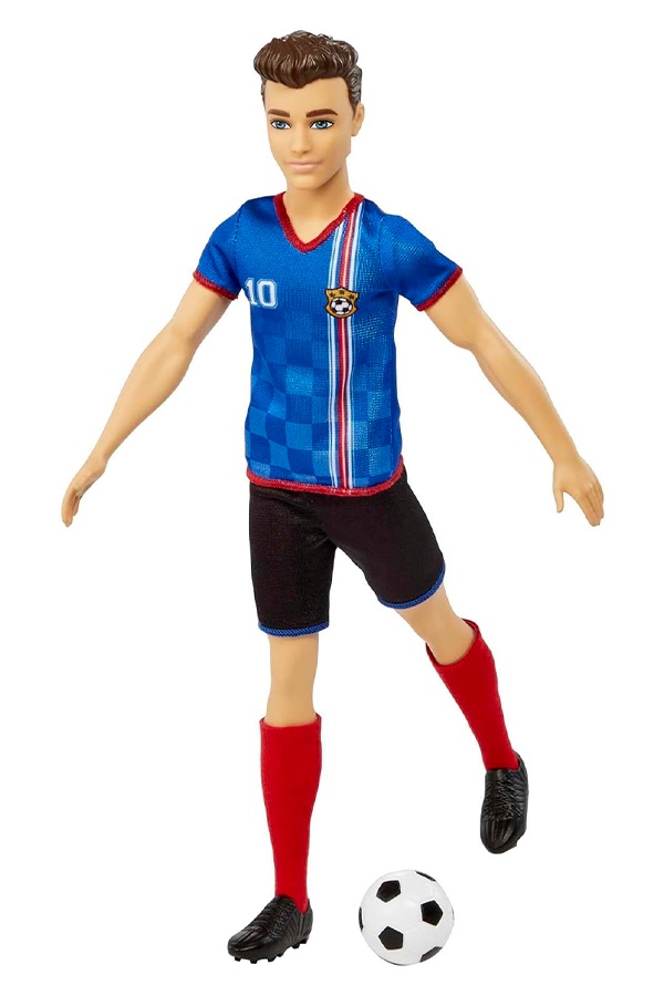 Лялька Кен "Футболіст" серії "Я можу бути" Barbie колір різнокольоровий ЦБ-00247174 SKT000986316 фото
