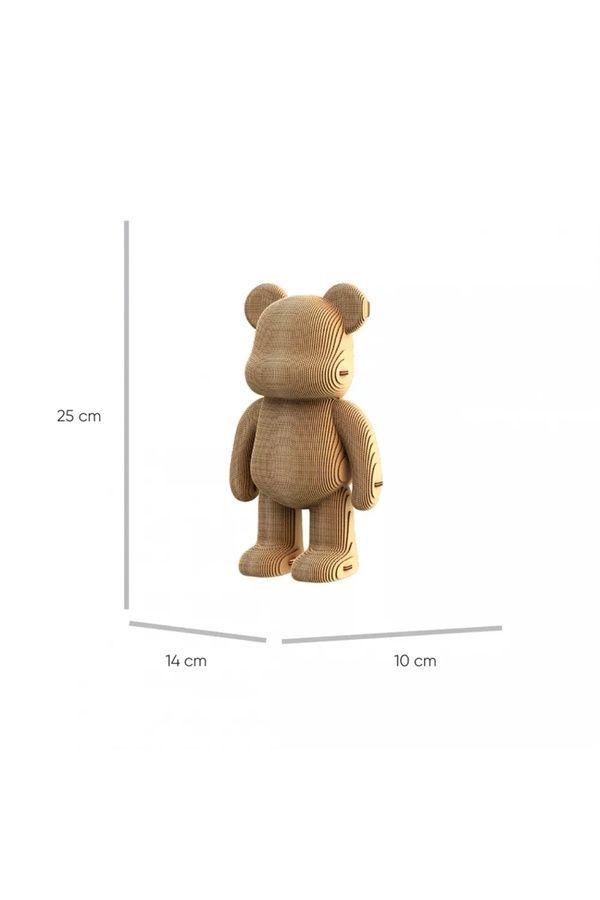 Картонный конструктор Cartonic 3D Puzzle ARTY BEAR Cartonic CARTARTBEAR ЦБ-00289955 фото