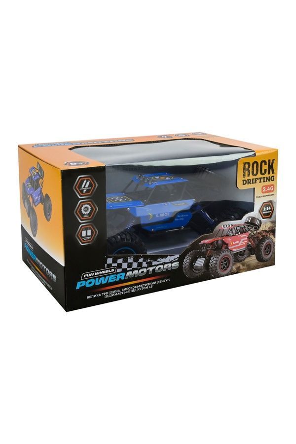 Радіокерована машина "POWERMOTORS" масштабу 1:14 PM3403 BLUE ЦБ-00289146 фото