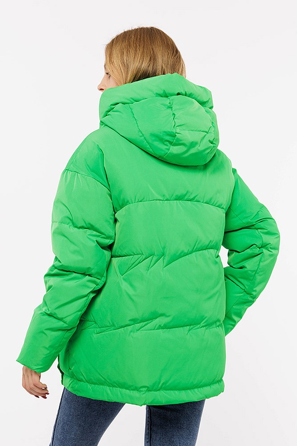 Жіноча куртка 48 колір зелений ЦБ-00195671 SKT000866387 фото