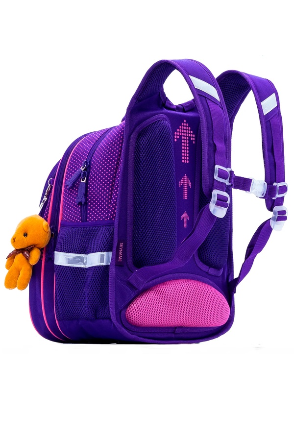 Рюкзак + брелок іграшка колір фіолетовий ЦБ-00255097 SKT001006766 фото