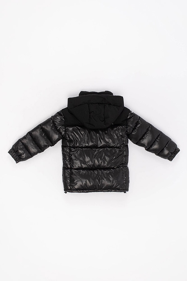 Курточка короткая на мальчика 122 цвет черный ЦБ-00179718 SKT000597592 фото