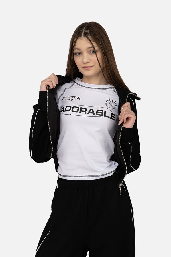 Кофта спортивна жіноча колір чорний 40 ЦБ-00266739 фото