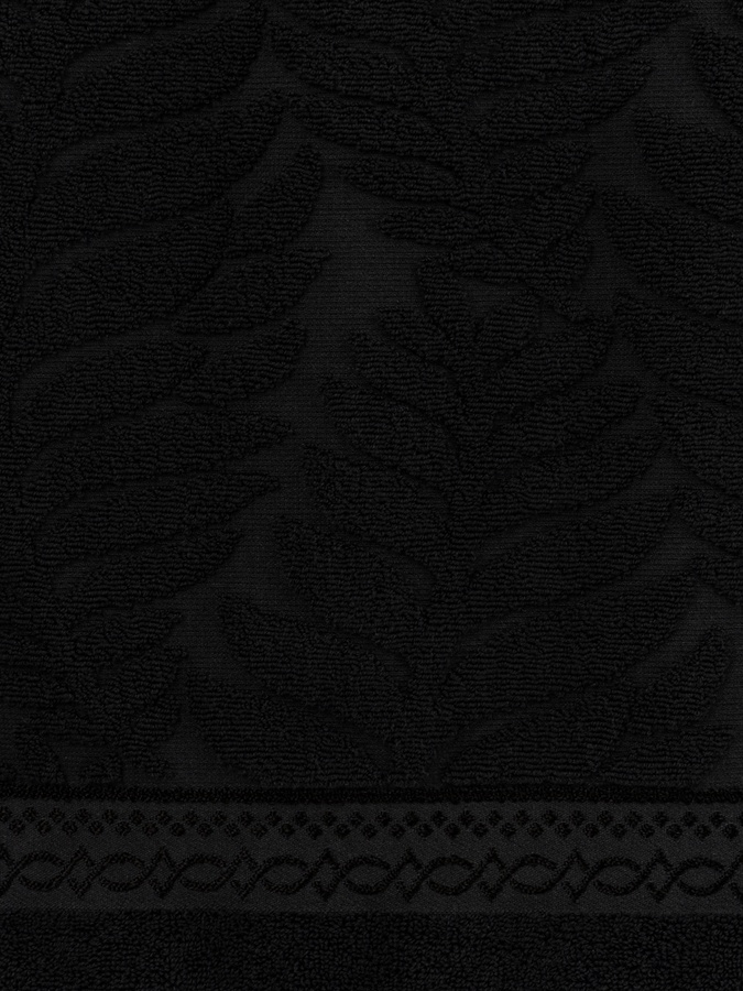 Рушник махровий AKASYA колір чорний ЦБ-00220955 SKT000911285 фото