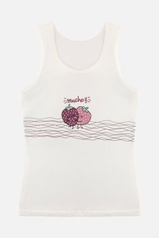 Майка для девочки цвет молочный 80 ЦБ-00294392 фото