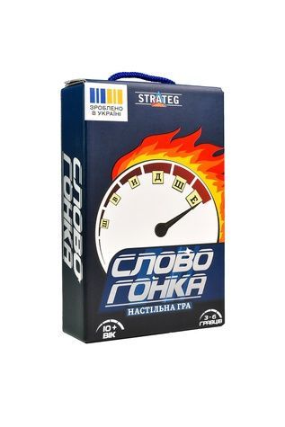 Настольная игра Strateg "Словогонка" Strateg 30824 ЦБ-00299853 фото