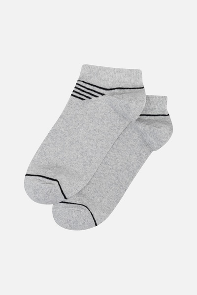 Чоловічі шкарпетки 43-45 колір світло-сірий ЦБ-00245300 SKT000981142 фото