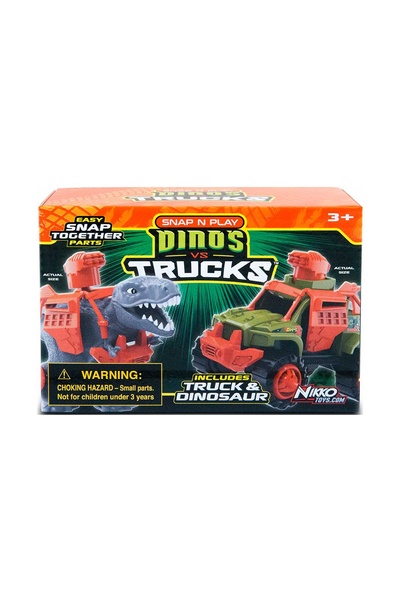Ігровий набір – машинка та динозавр T-Rex grey колір різнокольоровий ЦБ-00204539 SKT000876379 фото