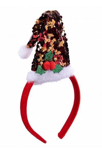 Новогодний обруч "Шляпка Санты" цвет разноцветный ЦБ-00234153 SKT000943436 фото