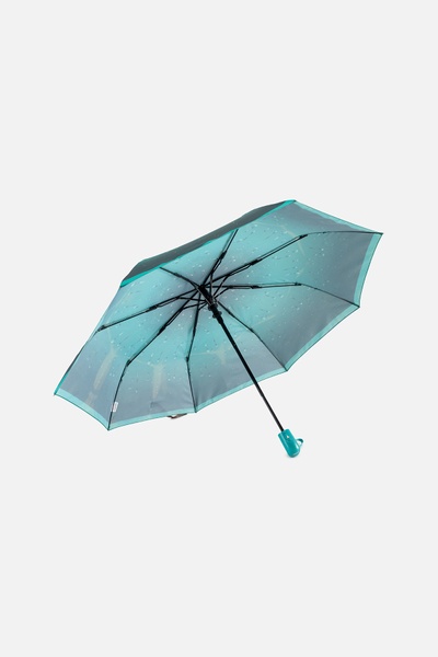 Женский полуавтоматический зонтик цвет зеленый ЦБ-00248851
