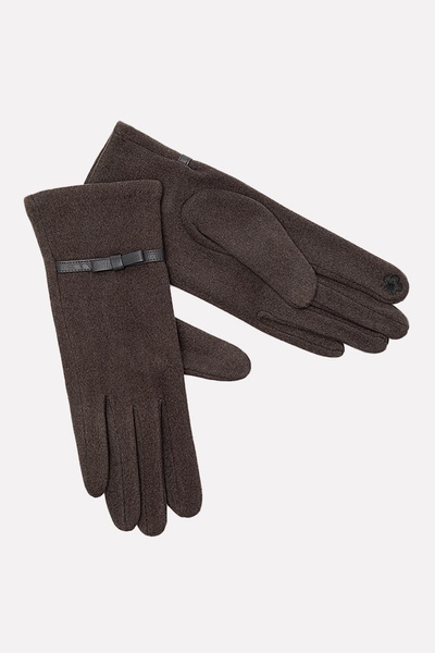 Жіночі рукавички 8.5 колір сірий ЦБ-00197546 SKT000861780 фото