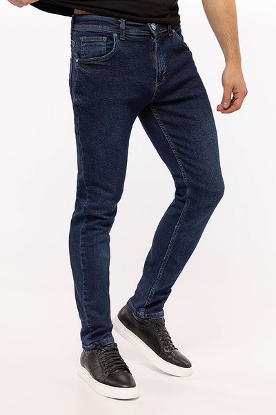 Мужские джинсы 56 цвет темно-синий ЦБ-00203074 SKT000873549 фото