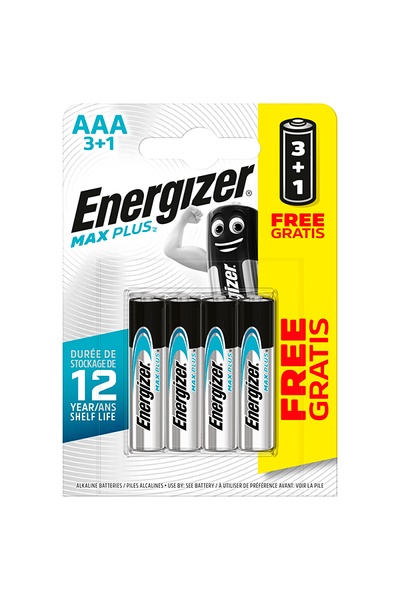 Батарейки Energizer AAА Max Plus, ціна за 1 шт. колір різнокольоровий ЦБ-00240426 SKT000960387 фото