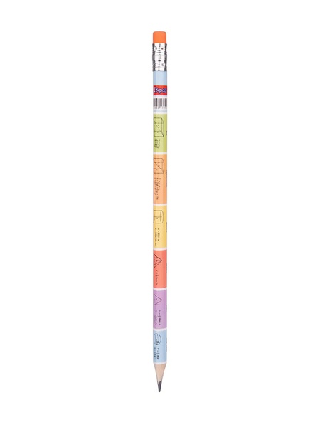 Простий олівець-підказка "Стереометрія" колір різнокольоровий ЦБ-00222737 SKT000915824 фото