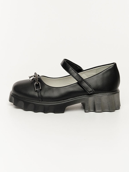 Туфли для девочки 34.5 цвет черный ЦБ-00225745 SKT000922725 фото