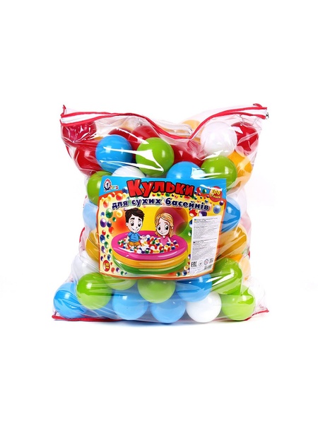 Набір кульок для сухих басейнів колір різнокольоровий ЦБ-00169862 SKT000568876 фото
