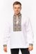 Мужская рубашка-вышиванка 44 цвет белый ЦБ-00197536 SKT000861288 фото 1
