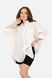 Жіноча сорочка з довгим рукавом 48 колір білий ЦБ-00250967 SKT000994893 фото 1