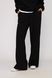 Штани прямі жіночі колір чорний 40 ЦБ-00283123 фото 1