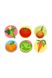 Кубики "Овочі" колір різнокольоровий ЦБ-00115730 SKT000445556 фото 2