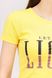 Жіноча футболка 48 колір жовтий ЦБ-00191987 SKT000847673 фото 3