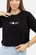 Женская футболка с коротким рукавом 50 цвет черный ЦБ-00246955 SKT000985768 фото 4