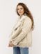 Куртка косуха жіноча 48 колір молочний ЦБ-00223668 SKT000917896 фото 1