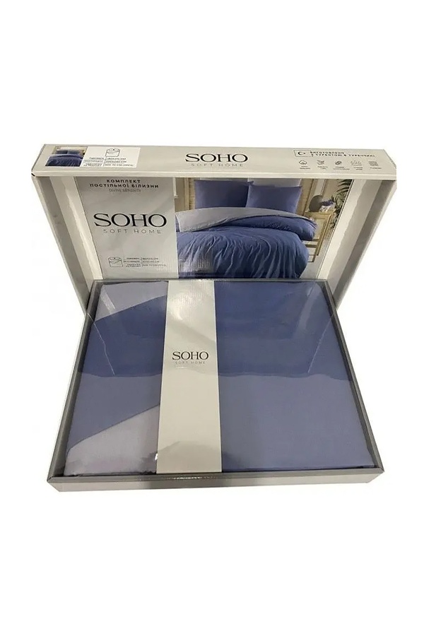Двоспальний комплект постільної білизни - SOHO колір різнокольоровий ЦБ-00249464 SKT000991234 фото