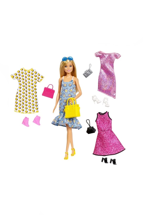 Лялька Barbie з нарядами колір різнокольоровий ЦБ-00250291 SKT000992857 фото
