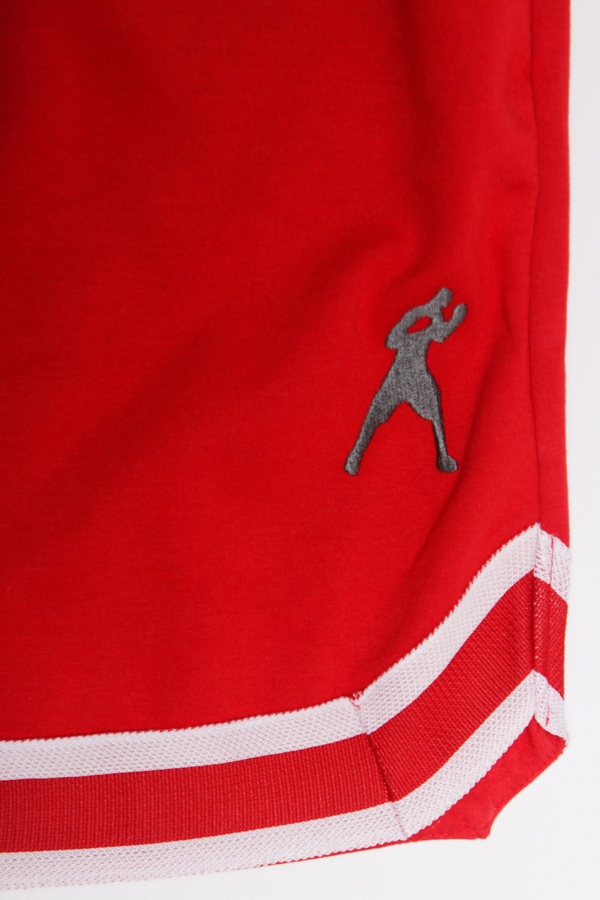 Мужские спортивные шорты 52 цвет красный ЦБ-00191775 SKT000846824 фото