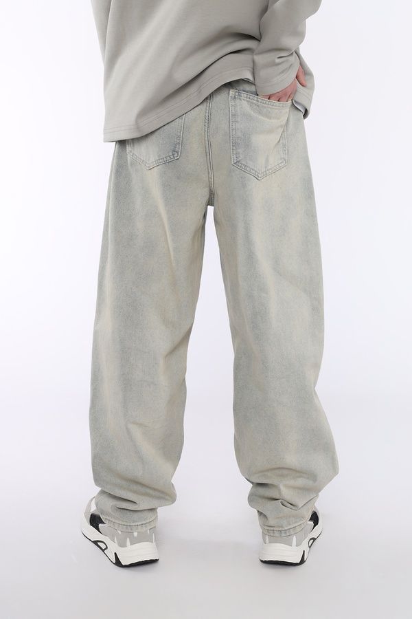 Джинсы baggy мужские цвет голубой W28 ЦБ-00292369 фото