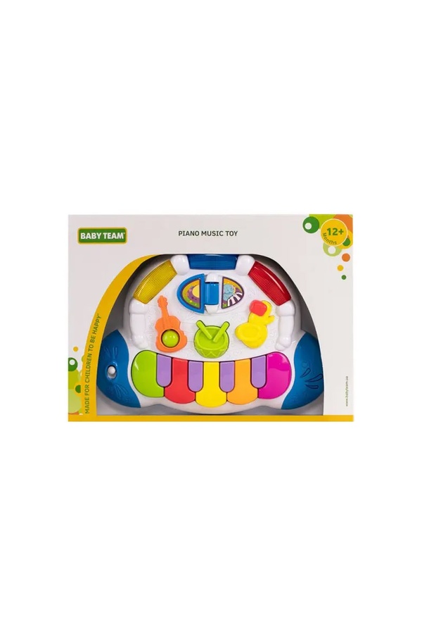 Іграшка музична "Піаніно" колір різнокольоровий ЦБ-00204529 SKT000876369 фото