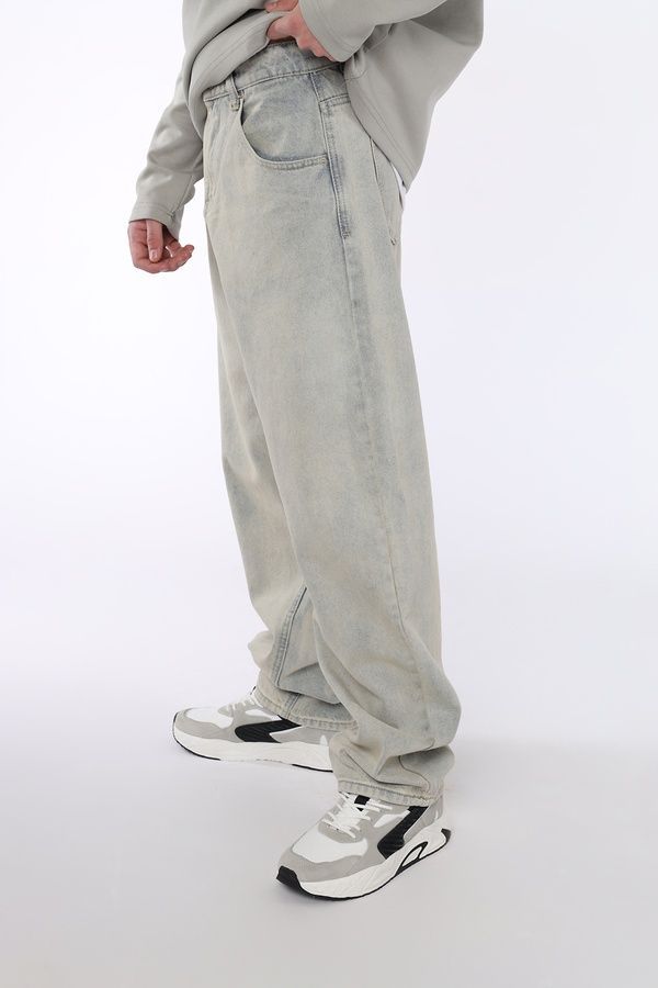 Джинсы baggy мужские цвет голубой W28 ЦБ-00292369 фото