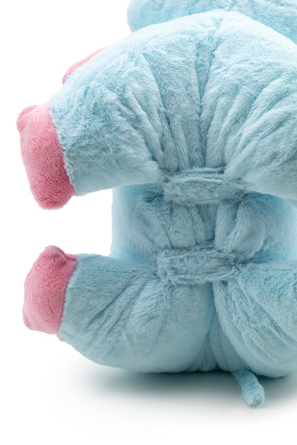 Подушка-іграшка - "Слон" колір блакитний ЦБ-00236519 SKT000952430 фото