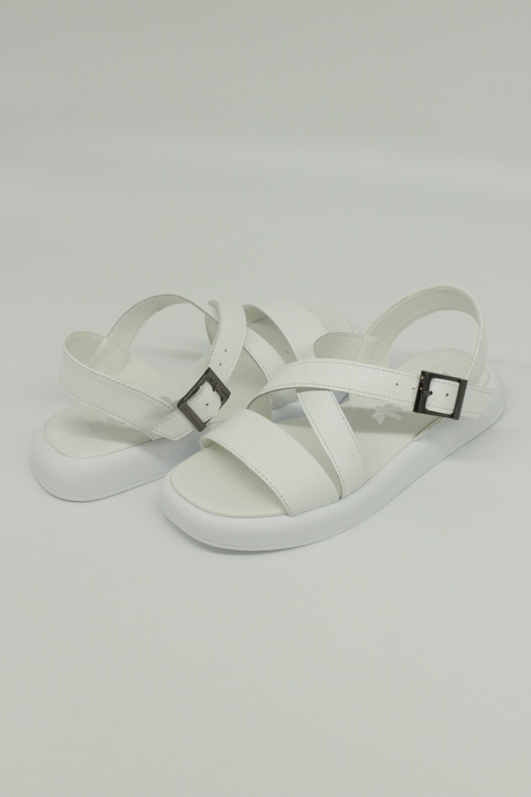 Жіночі босоніжки 36 колір білий ЦБ-00186237 SKT000730219 фото