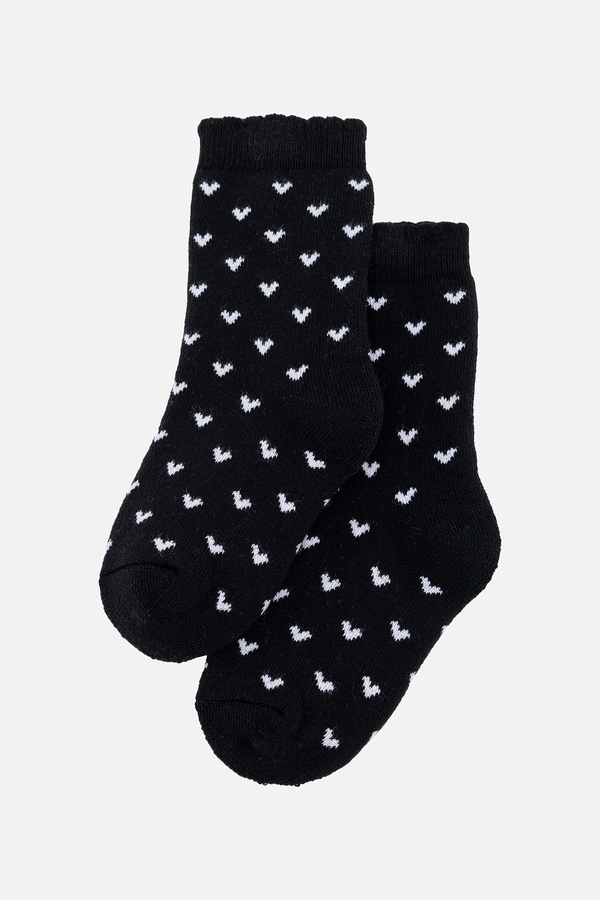 Шкарпетки для дівчинки 20-21 колір чорний ЦБ-00238568 SKT000956892 фото