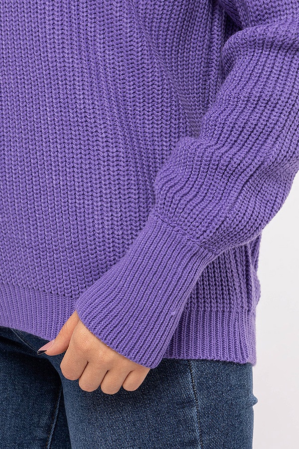 Женский свитер 46 цвет фиолетовый ЦБ-00194405 SKT000854094 фото