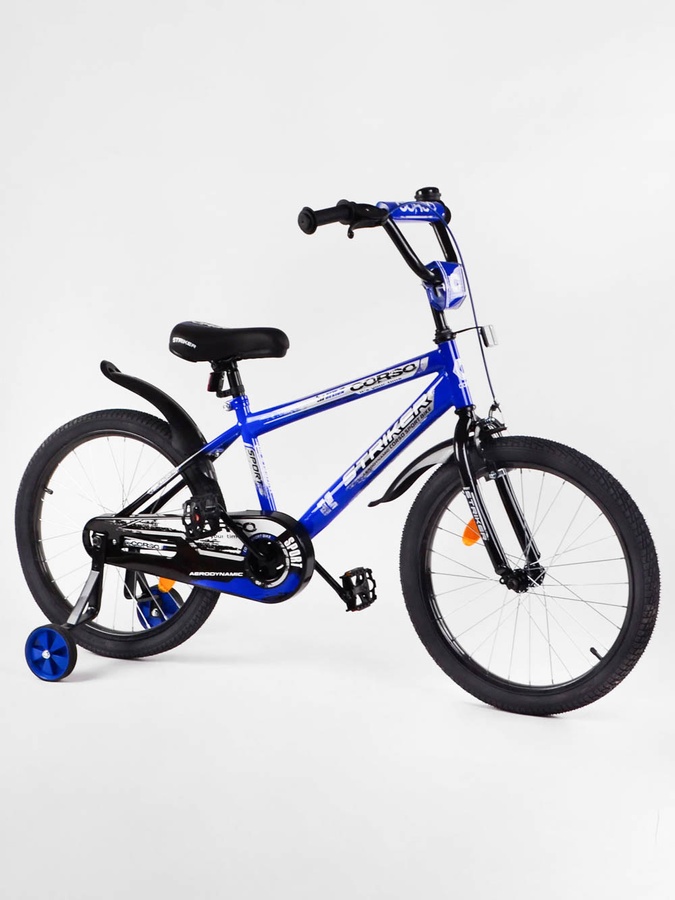 Дитячий двоколісний велосипед 20 "дюймів колір синій ЦБ-00213420 SKT000893672 фото