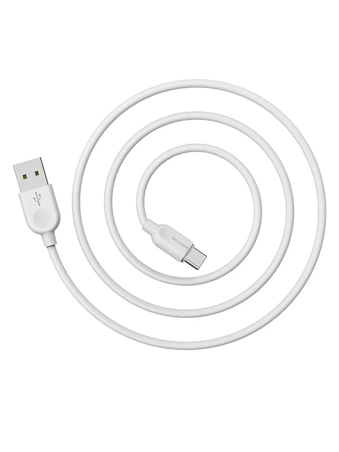 Кабель Borofone BX14 USB to Type-C цвет белый ЦБ-00220480 SKT000909900 фото